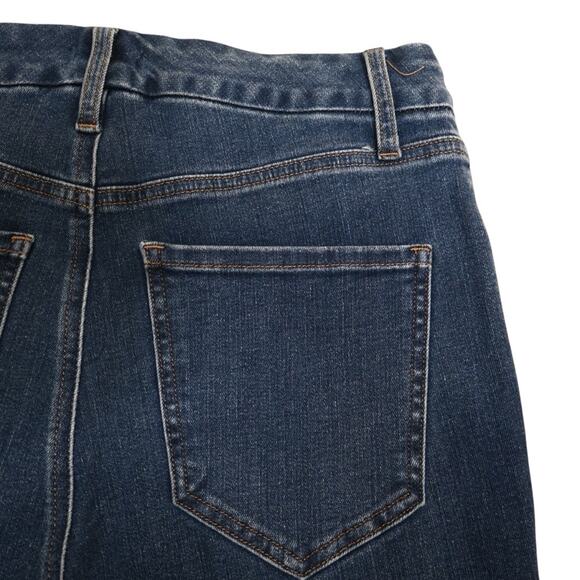 Express Women's Cropped Flare High Rise Ultra Hyper Stretch Jean - Picture 7 of 11